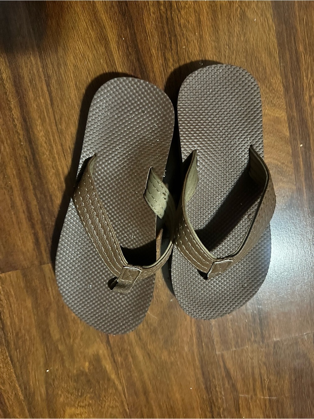 Boys Brown Flip Flop Sandals - Casual Beach Thongs